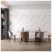 Thick Foam Self-Adhesive wall sticker, white marble texture, big roll Size (17.5 in x 118 in)",oil-resistant and waterproof for bedroom, living room background, kitchen, bathroom. Thick Foam Self-Adhesive wall sticker, white marble texture, big roll Size (17.5 in x 118 in)",oil-resistant and waterproof for bedroom, living room background, kitchen, bathroom.